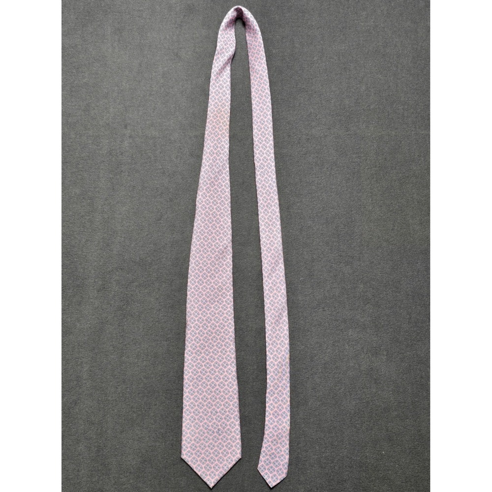 Brooks Brothers Makers and Merchants Pink Silk Tie‎ Patterned Necktie